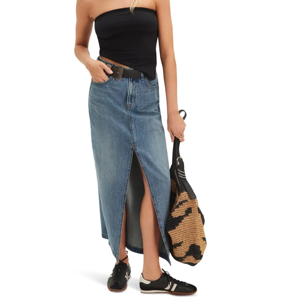 Free People Nothing Better long maxi with Front Slit